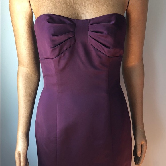 Studio 17 Strapless Mermaid Dress in Plum 2389-S - Picture 2 of 9